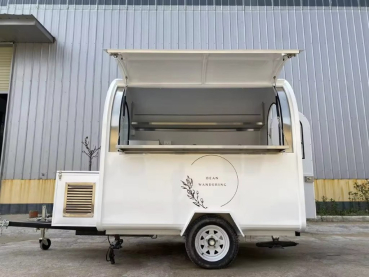 Retro Food Trailer PFR2216D im Round Top Design